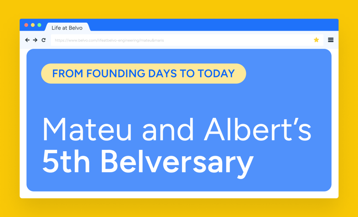 From founding days to today: Albert and Mateu’s 5th Belversary